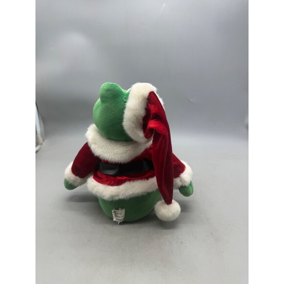 Sterling Inc. Christmas Santa Frog Plush Toy In Red & White Suit 11" Tall READ - Picture 4 of 7